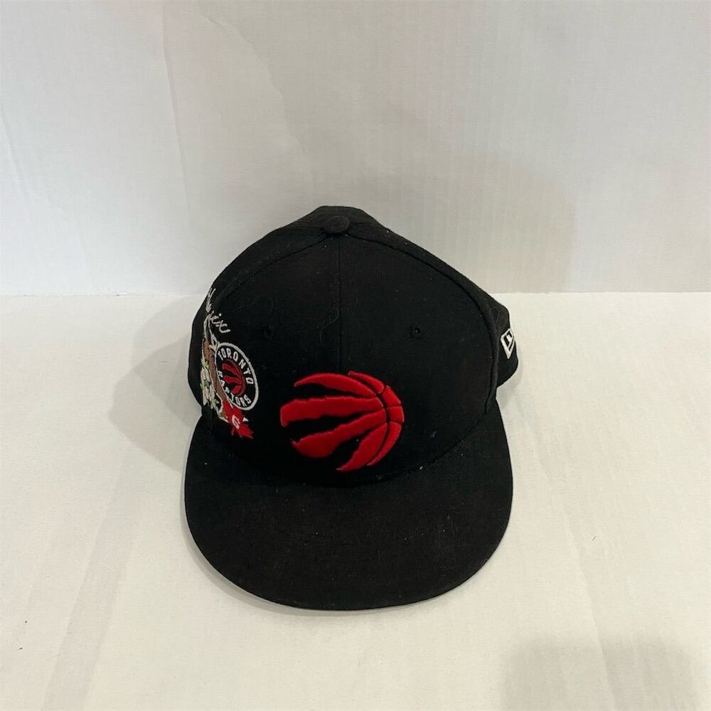 New Era Toronto Raptors 59Fifty Fitted Hat Black NBA Cap One Size